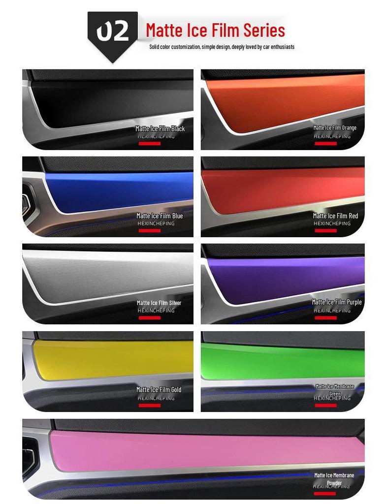 18-21 Volkswagen T-Roc Starry Sky Interior Stickers for Console & Gear Lever