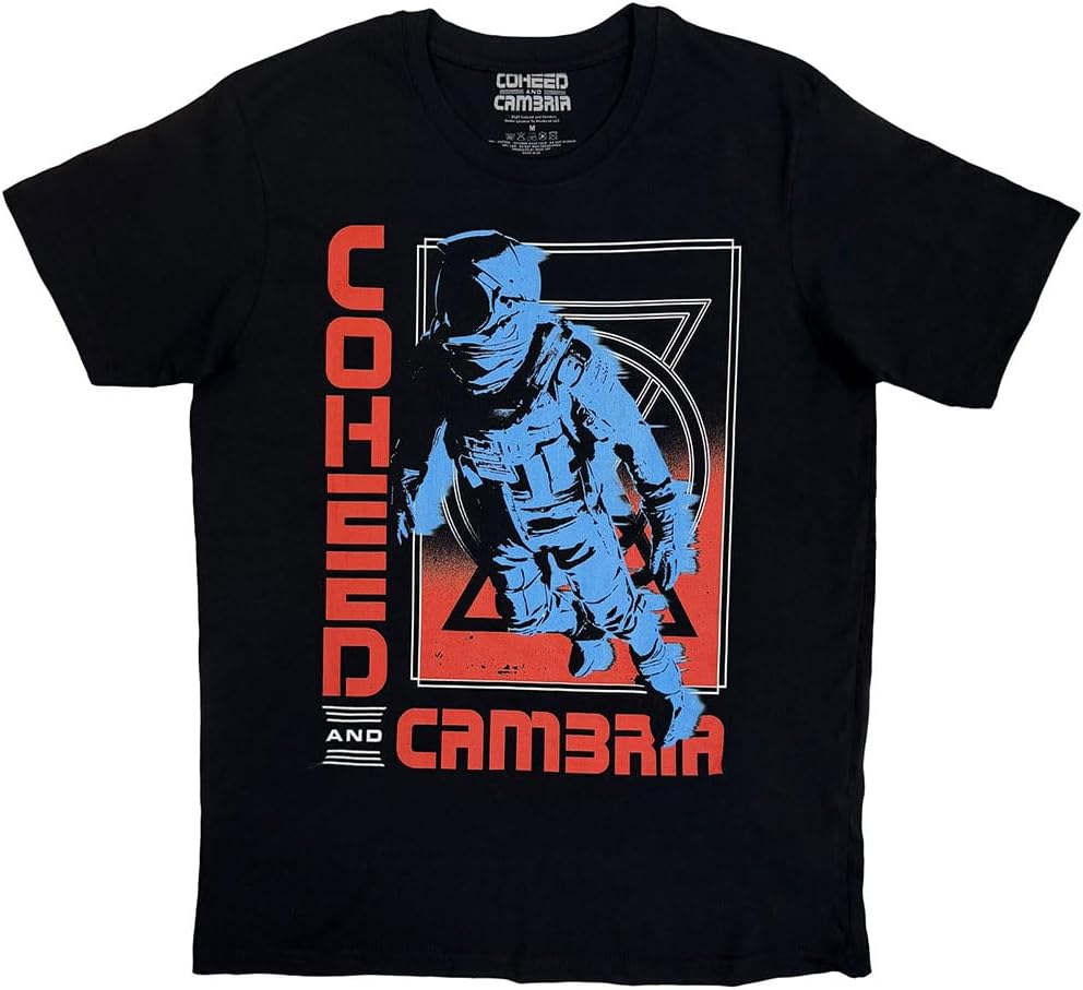 Официально лицензированная продукция Rock Off Мужская футболка Coheed and Cambria Sirius After Man Черная S разноцветный