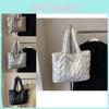 Chic And Fashionable Canvas Tote Bag For Women Versatile Daily Use In Black