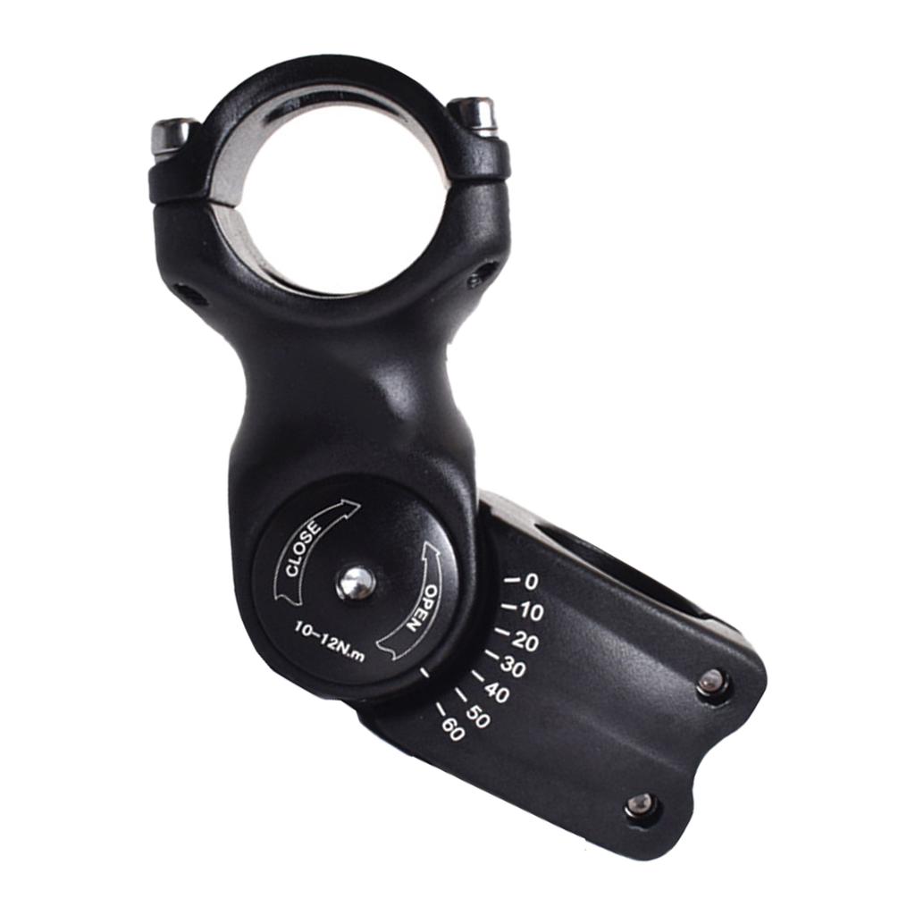 Adjustable Bike Handlebar Stem Aluminium Alloy Bike Stem Handlebar Risers Extension Adapter for Road Mountain Bike