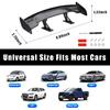 Augeny Car Mini Spoiler Wing, 9.8 Inch Carbon Fiber Car Rear Tail Wing Without Perforation, Universal Auto Mini Tiny Trunk Spoiler, Vehicle Exterior