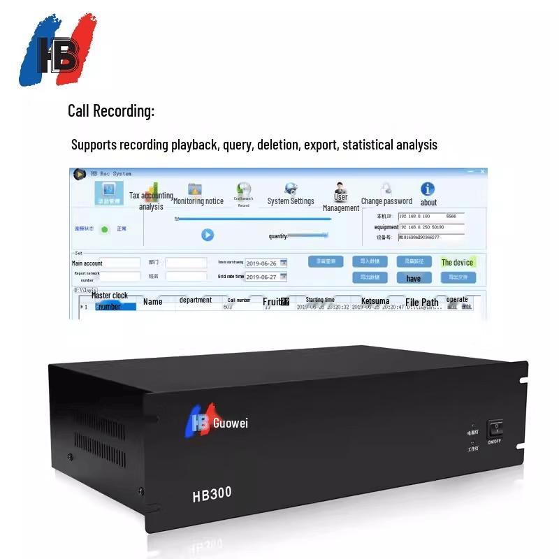 Guowei HB300 IPPBX Digital Telephone Exchange System (CN version)