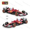 Bburago 1:43 2025 Ferrari SF25 #16 #55 F1 Závodní Formula Statická Simulace Slitina Diecast Model Auta