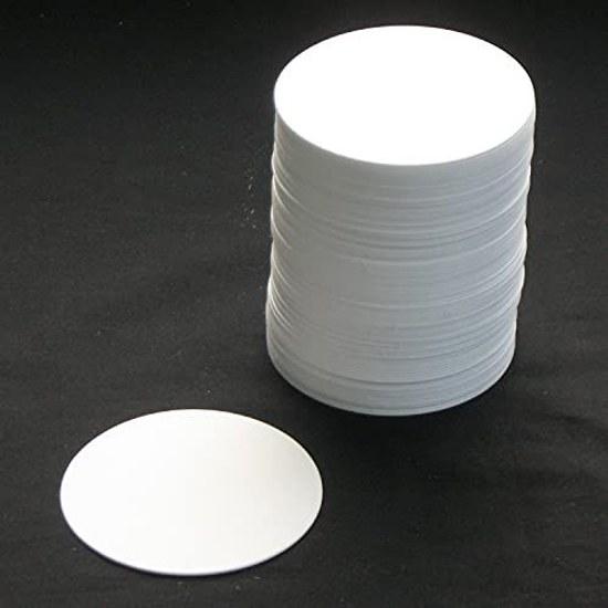 Nakao Coaster Plain Round Diameter 85 x Thickness 1mm 100 Pieces Set Disposable Made Japan