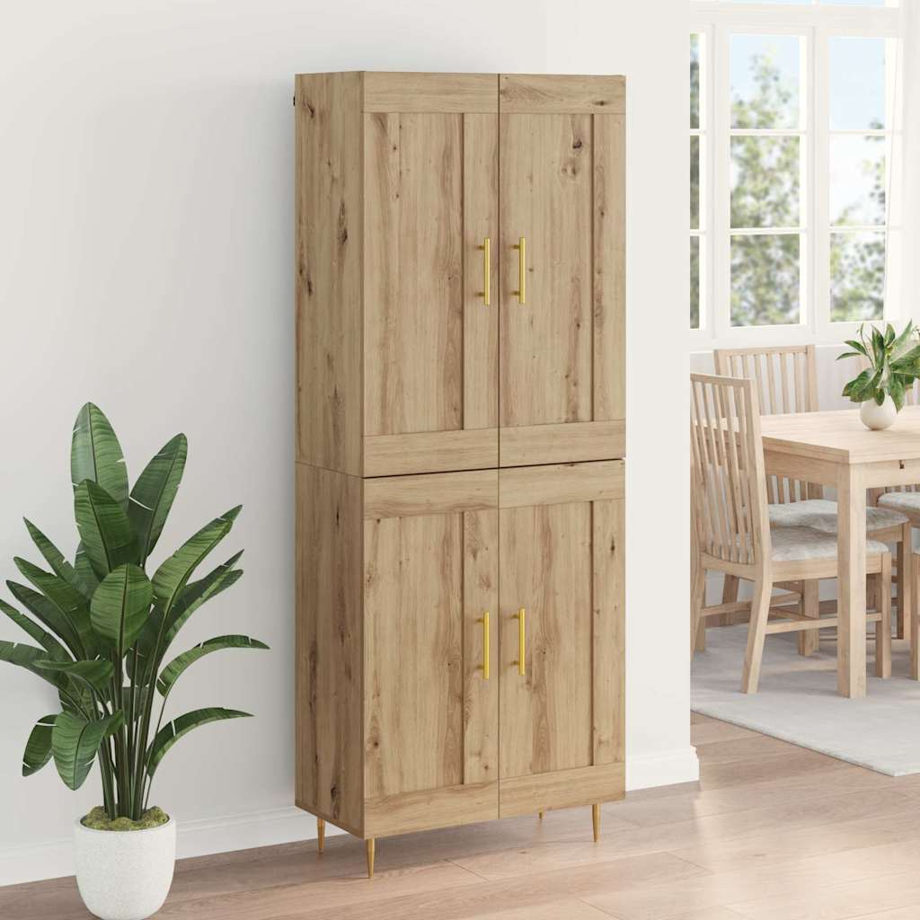 Highboard Artisan Oak 69.5 x 34 x 180 cm Particleboard