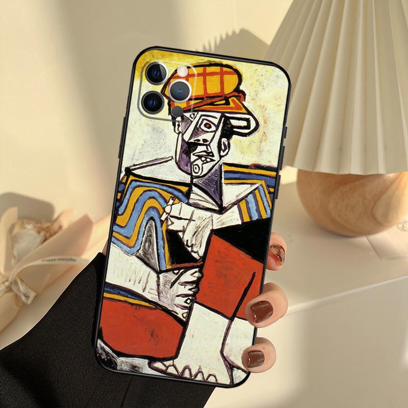 Picasso Abstract Painting Art Phone Case For iPhone 15 14 13 12 11 16 17 Pro Max 13 Mini 15 16 Plus 16e 17 Air Cover Funda