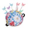 Stainless Steel Pins Floral Needle Holder Colored Pins Needle Storage Cushion  For Quilting