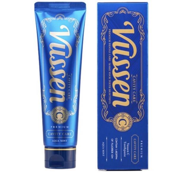 Osstem Vussen C Cavity Care Toothpaste Aquamint Flavor 120g, korean toothpaste