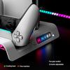For PS5 Slim Stand Cooling Station With RGB Light Cooling Fan Dual Controllers Charger For PS5 Slim Console Digital&Disc Edition