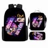 Cartoon Brainrot-Themed Backpack Crossbody Bag Pencil Case School Kids Ages 10-12