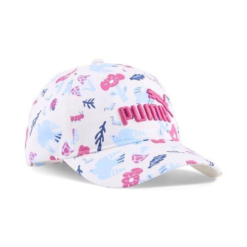PUMA Kids ESS No.1 Logo AOP Baseball Cap Junior - Frosted Ivory Adjustable Hat