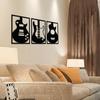 Pre-Laminated Pine Wood Guitar Wall Art | Laser Cut Precision | For Home Décor | For Gifting (Set of 3)