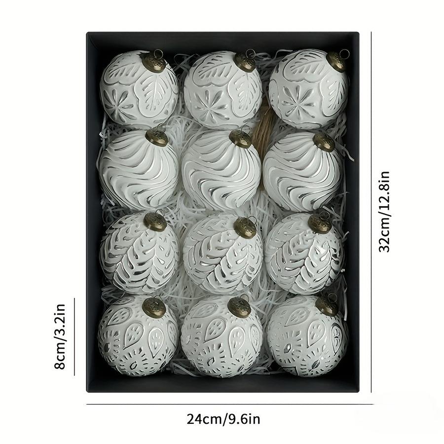 12pcs/set 8.0cm antique-style Christmas ball decorations for Decorations,Wedding Party Decorations,Ball Ornaments