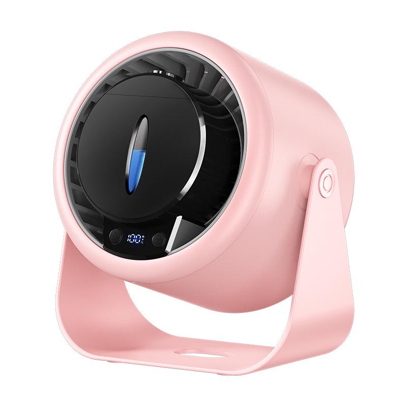Portable USB Spray Fan: Humidifying, High-Speed Desktop Fan with Digital Display