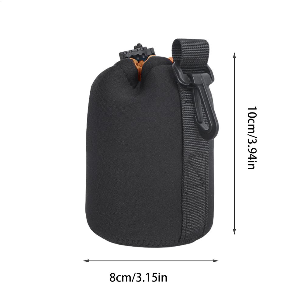 

Camera Lens Bag Lens Pouch Thick Padded Neoprene Bag Soft Neoprene Protective Case for DSLR Lenses