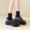 New Spring and Autumn British Style Mary Jane Shoes Platform Height Commuter Small Leather Shoes
