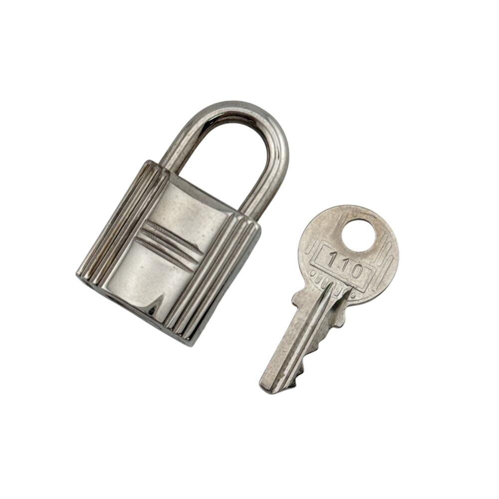 

HERMES 110 Padlock, Brand Necklace Charm, Bag Charm Silver Other accessories Silver Silver Used