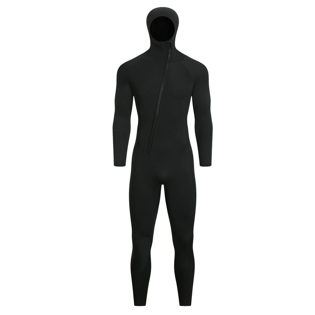 3mm Diving Suit Hooded Men's And Women's Thick Warm Diving Suit Wet Suit Anti Cold Swimming Suit Quick Drying Surfing Suit Rescue