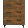 vidaXL Sideboard Räuchereiche 69,5x34x90 cm Holzwerkstoff