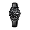 Men's Analog Waterproof Leather Strap Watch for Men Simple Popular Stylish Business Classic Date Day of the Week Thin Dial Easy To Read Unisex