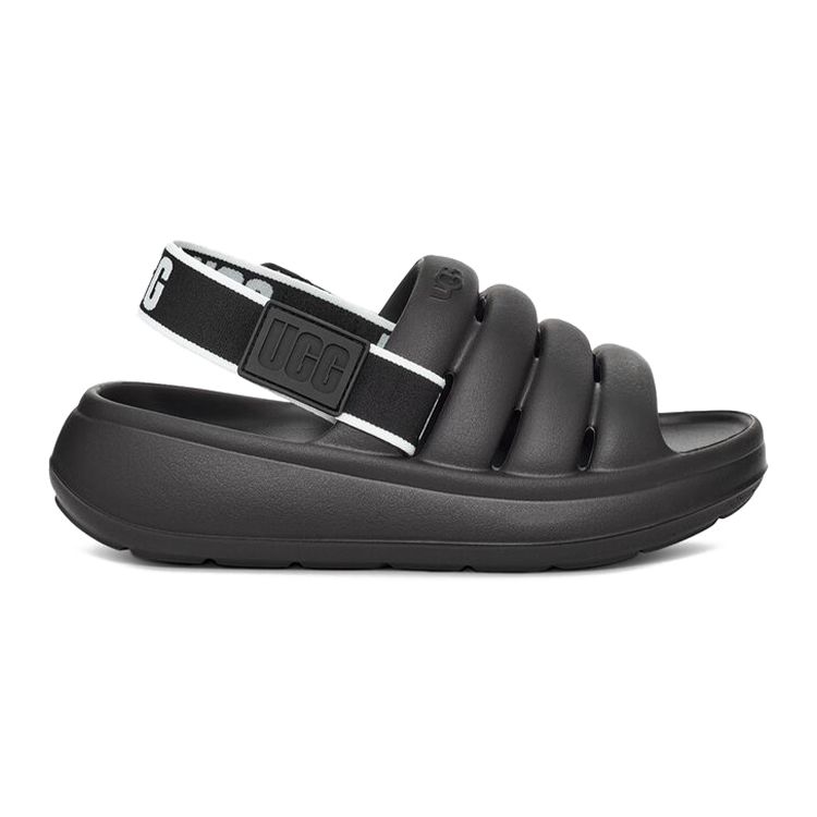 UGG Kids' Sport Yeah Slide Convertible Sandals Black 1129050K-BLK