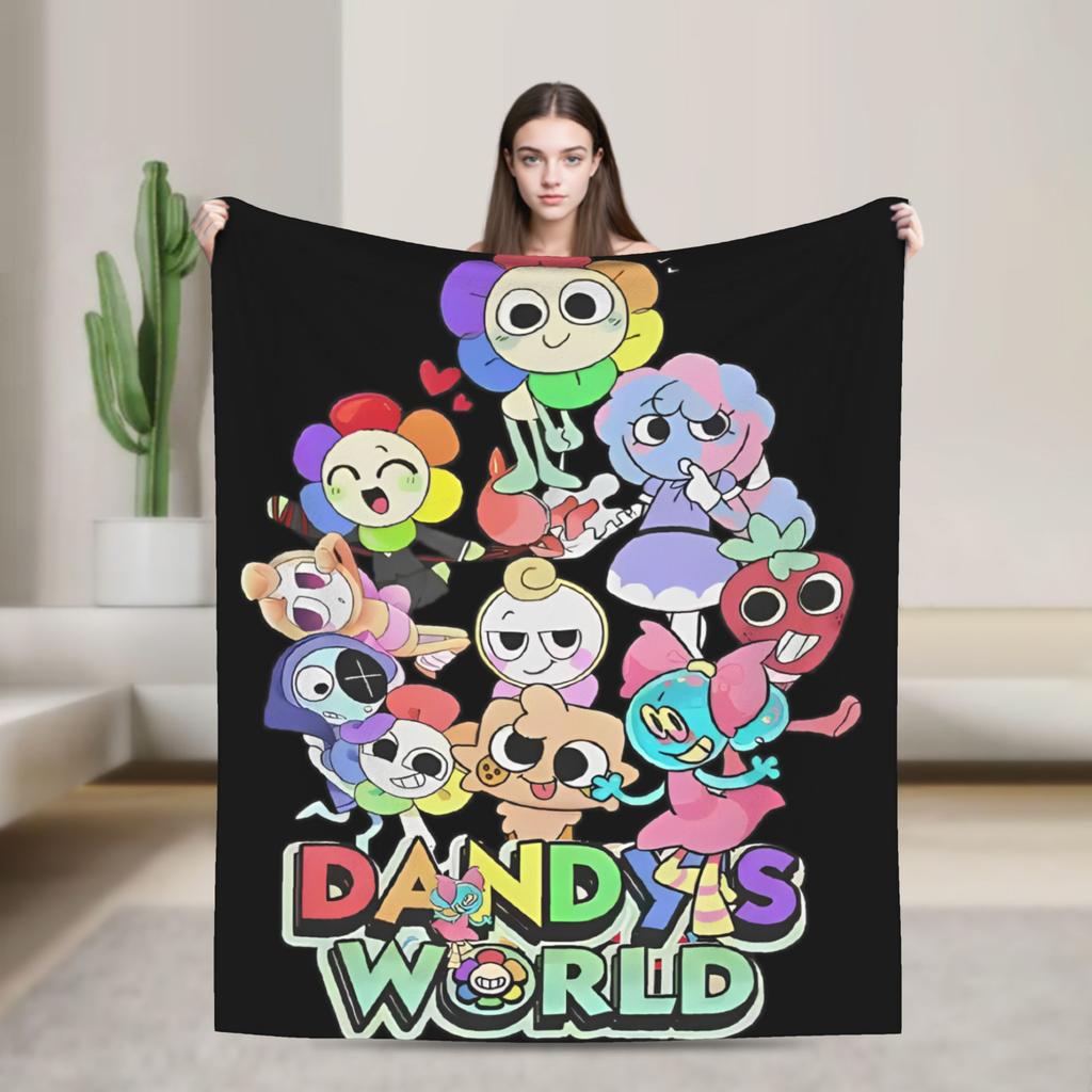 Dandy's World Soft Warm Blanket Goob  Children Plush Throw Blanket Street Trend Living Room Flannel Bedspread Sofa Bed Cover