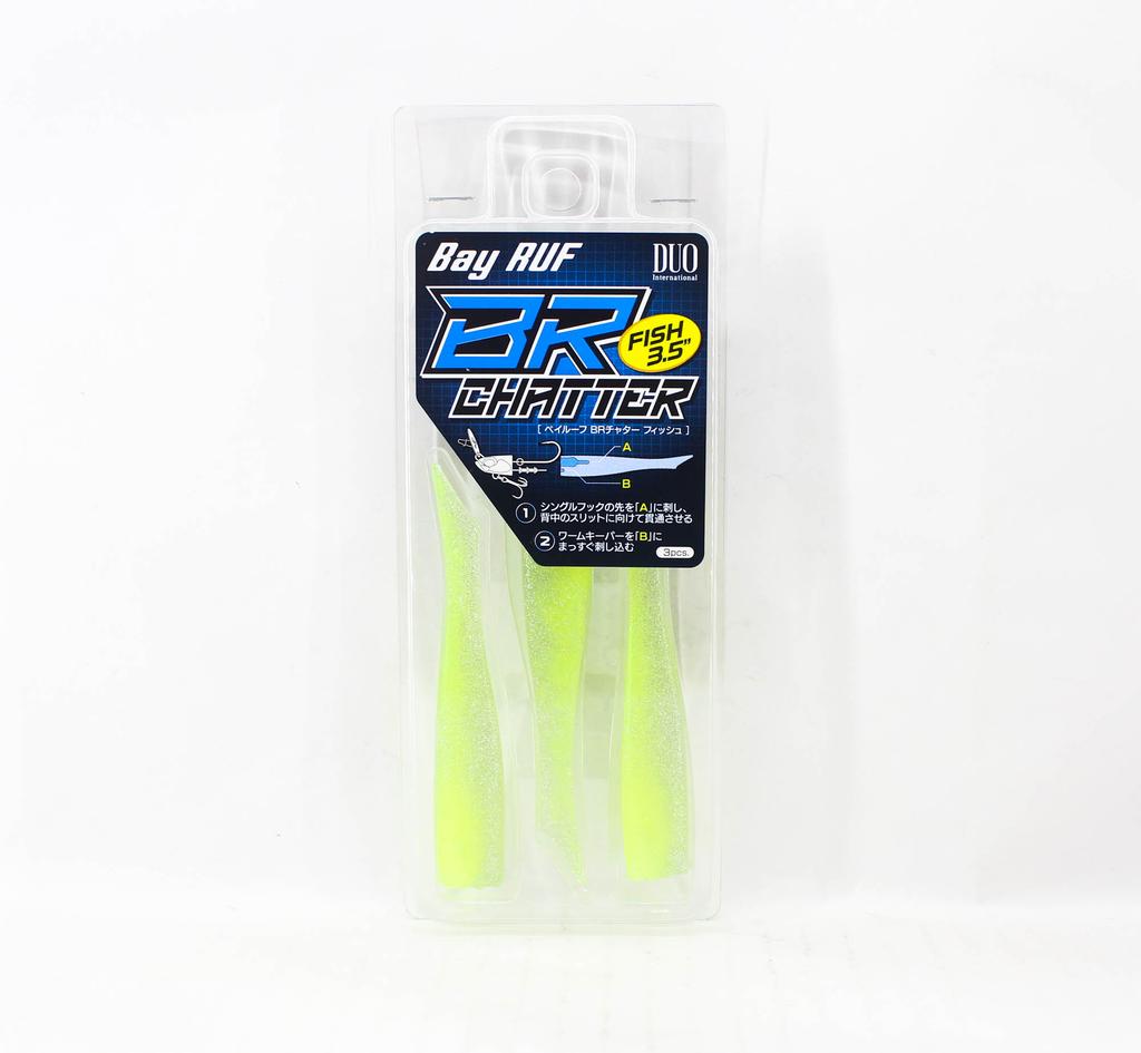 Duo Soft Lure Bay Ruf BR Chatter Fish 3.5 Inch S043 (5818)