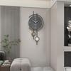 Modern Silent Wall Clock for Living Room or Restaurant Decoration