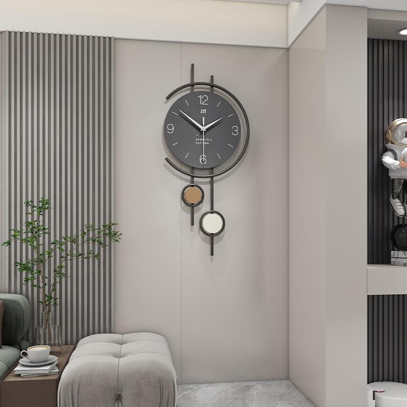Modern Silent Wall Clock for Living Room or Restaurant Decoration