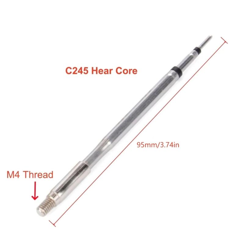Metal Embedded Thread Insertion Kits Professional Hot Melt Insets Nut 2mm-8mm Insert Soldering Iron Tip Head Enduring