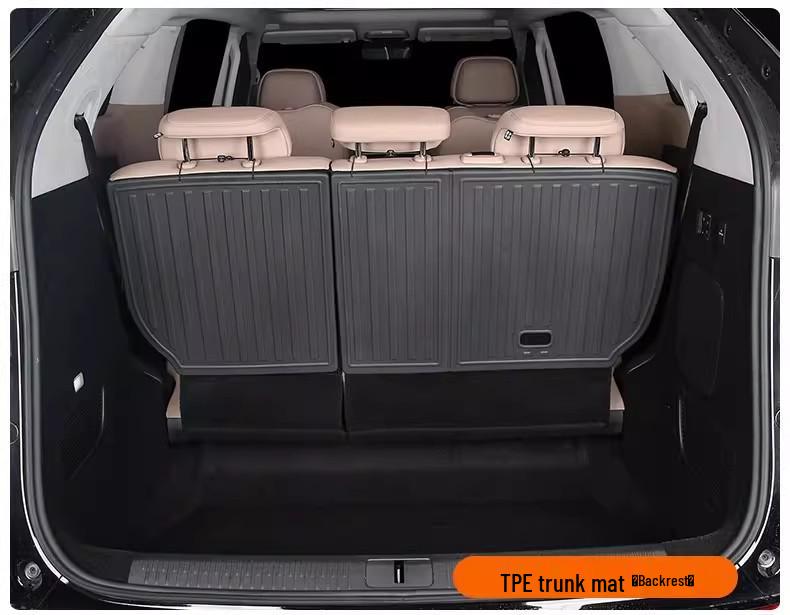 XPeng X9 TPE Trunk Mat: Eco-friendly, Waterproof, Wear-resistant Car Interior Accessory.