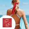 Western Pattern Headscarf Bandanas Hiphop Head Scarf Music Festival Headwrap Cycling Dancing Head Scarf Handkerchief