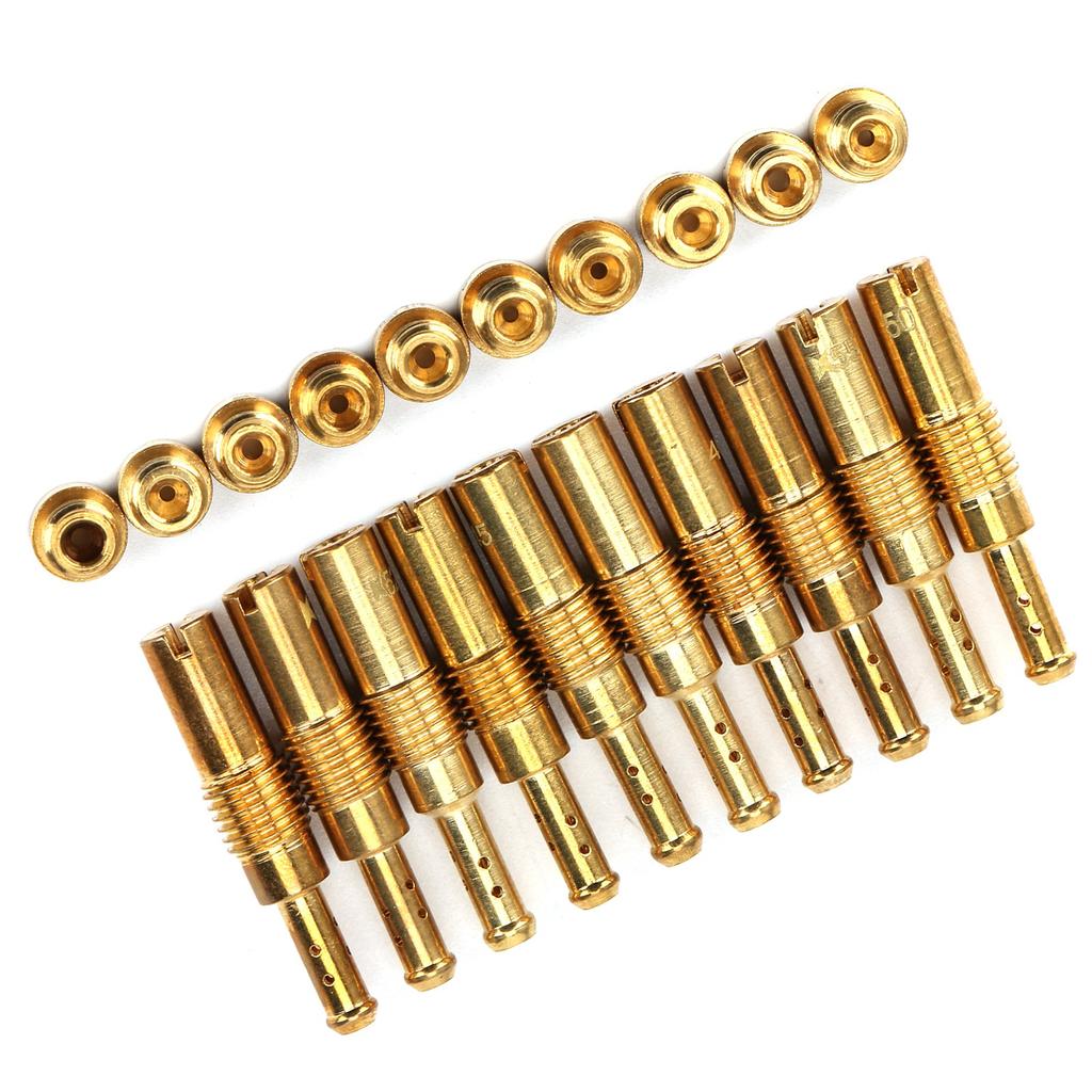 Carburetor Main Nozzle Pilot Jets Kit Brass Rebuild Toolkit Industrial Components