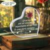 2D Flat "Te Amo Por Siempre" Acrylic Heart Decorations Plaque, Romantic Gift, Suitable for Wall Decoration, Porch, Room, Villa, Accents Home, Hallway,