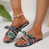2025 New Women Slippers Lightweight Fashion Shoes Summer Flat Casual Beach Sandals Plus Size Colorful Slippers Slides Women