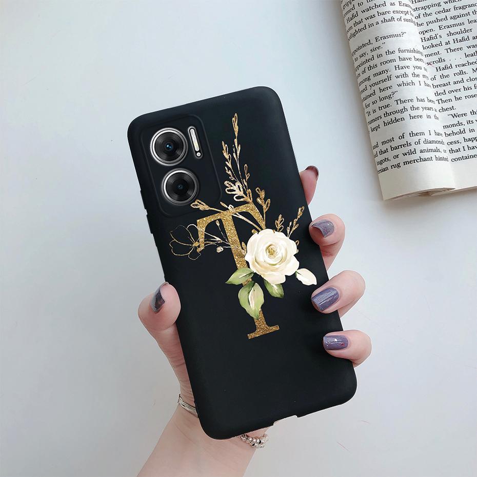 For Xiaomi Redmi 10 5G Case Cute Letters Cover Soft Silicon Protective Phone Case For Xiaomi Redmi 10 Redmi10 5G 2022 Back Cover