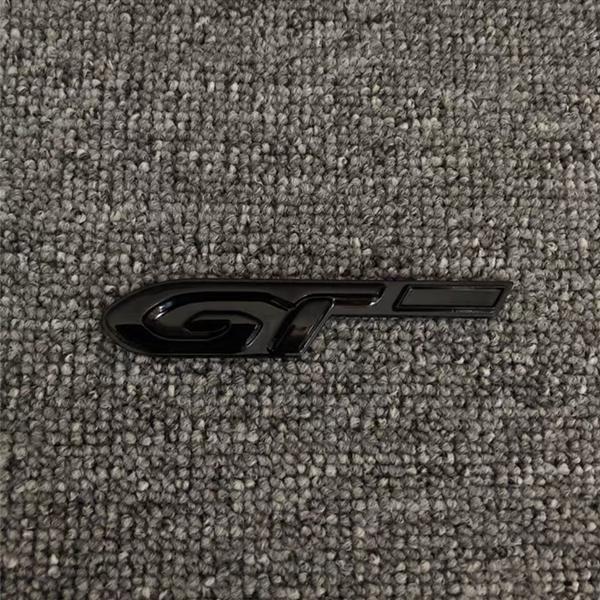 Car Styling GT 3D Metal Chrome Zinc Alloy Emblem Car Badge Body Fender Adhesive Emblem For Peugeot GT RCZ 308 508 3008 5008