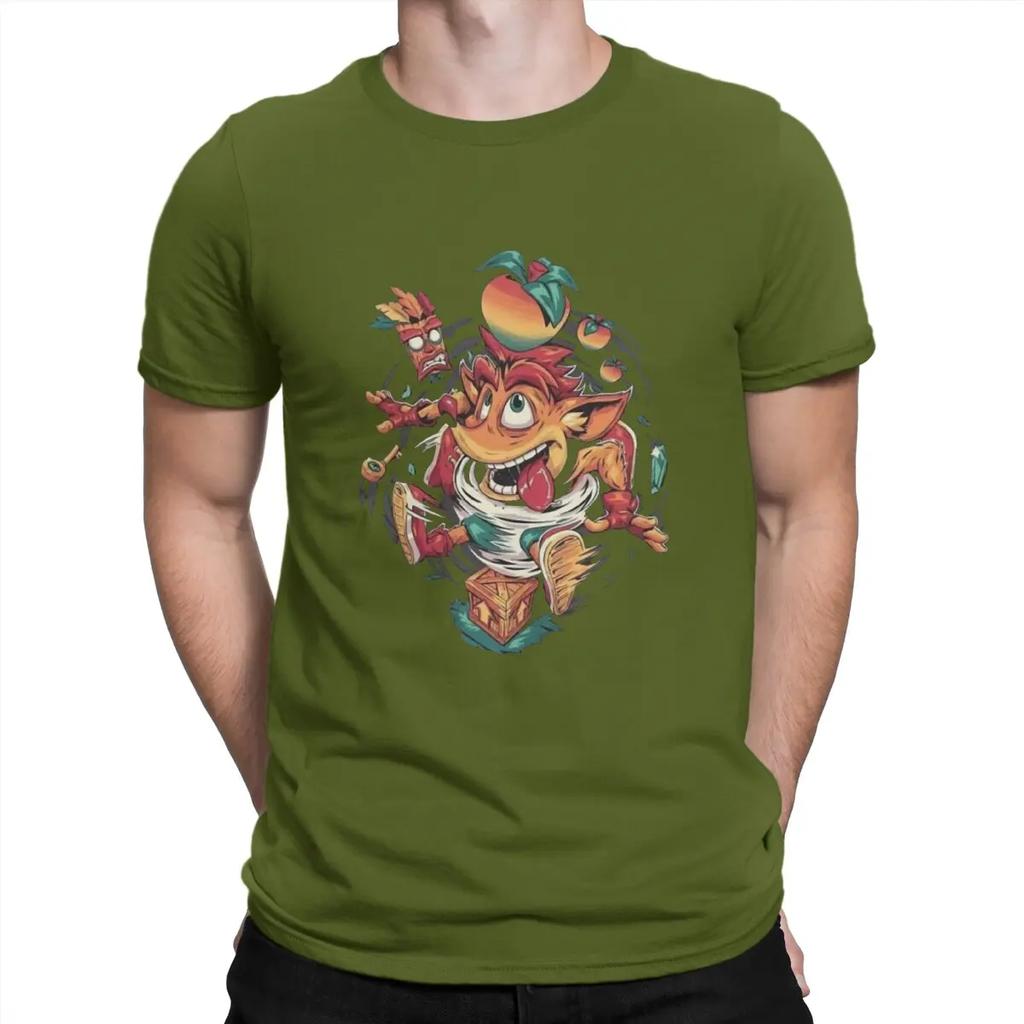Crash Bandicoots TShirt Fun Distinctive T Shirt Original Streetwear New Trend Unisex