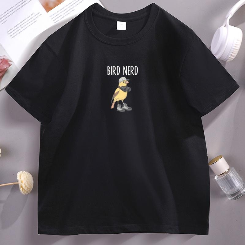 

Bird Nerd T-Shirt Funny Bird Watcher T Shirt Casual Cotton Short Sleeve Round Neck Tees Man Designer Cool Tees Basic Tops 5XL різнокольоровий