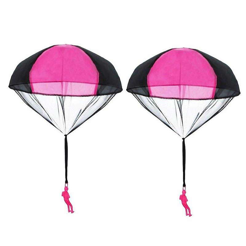 1PC/2PC Hand Parachute Mini Hand Thrown Parachute Spring Outdoor Sport Game Supplies Flying Parachute Creative Gift Boy Girl ZYF