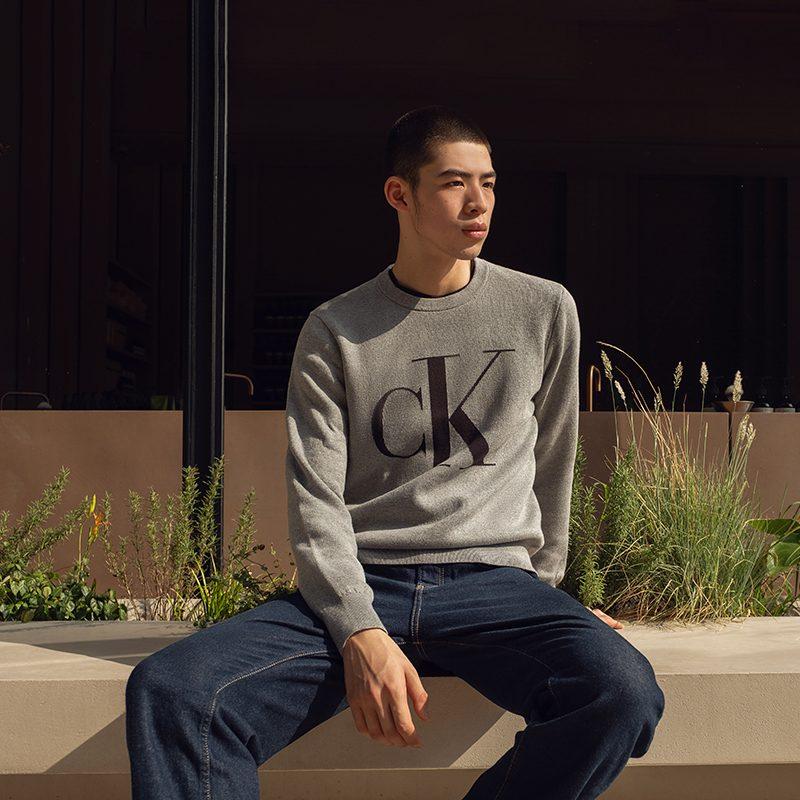 Calvin Klein Logo-print Cotton Sweatshirt J326797