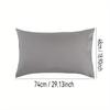 New Cotton Brushed Pillowcases Cozy Super Soft Pillow Covers Wrinkle Resistant Fade Resistant Plain Pillowcase