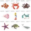 Wildlife Pvc Oceanic Models Featuring Octopus And Crab For Aquarium Enthusiasts