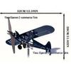 Airplane Weathervane Metal Windmill: Outdoor Garden Decoration