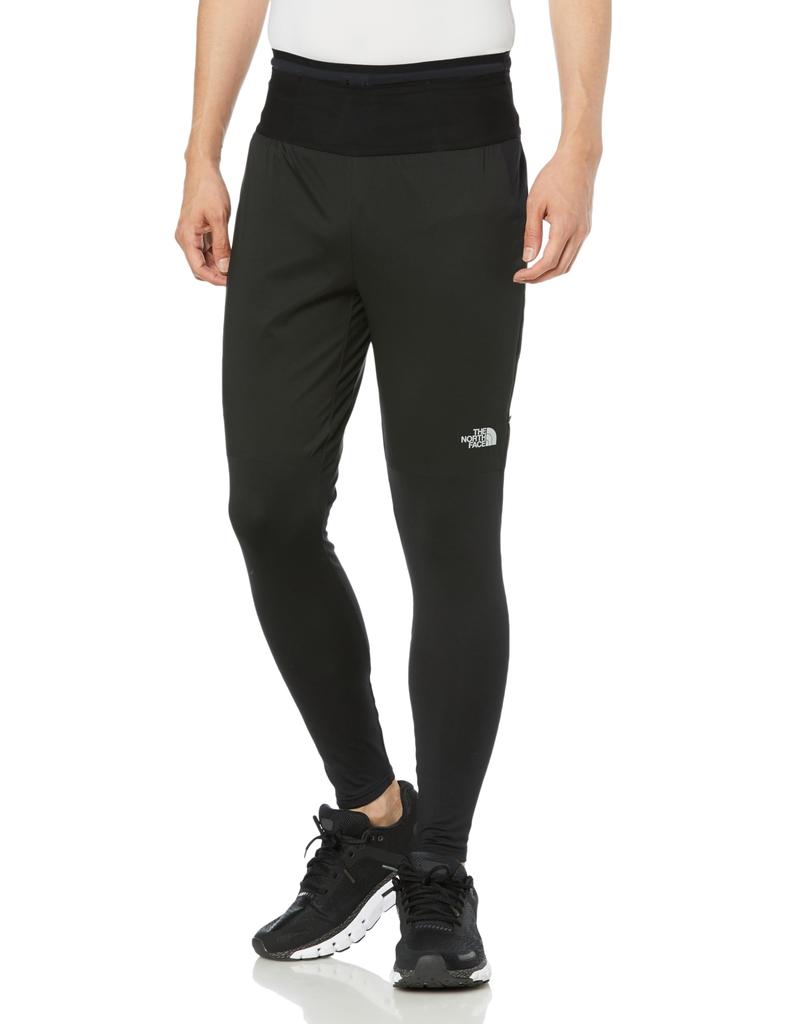 The North Face White Light and Size S Tights, Men's, Water-Repellent, Windproof, Warm, Running, Black,