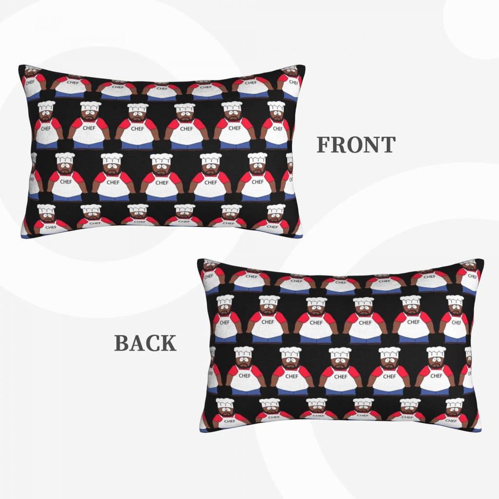 Chef Southpark Rectangle Pillowcase Cushion Cover Decorative Bedroom Bed Home Comfort Throw Pillow