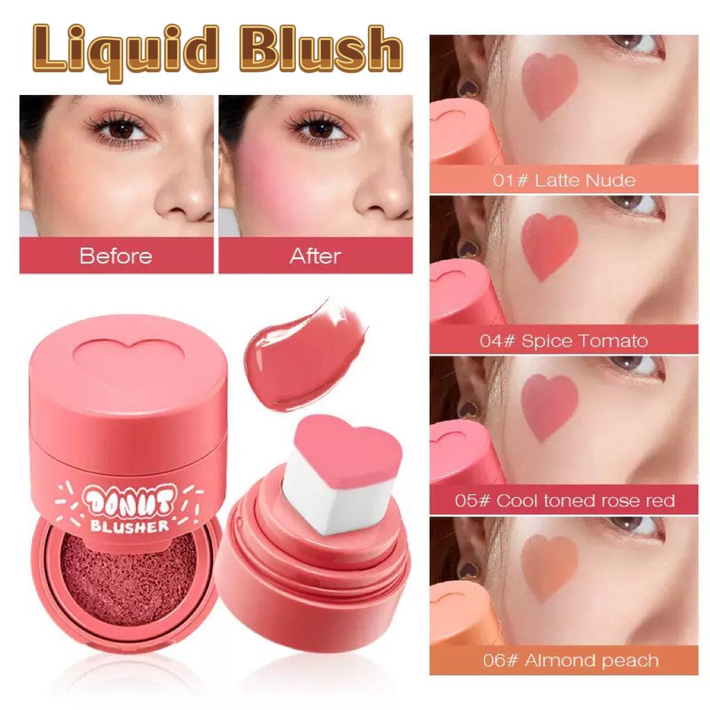 

Xinnay Unique Love женские натуральные жидкие румяна для макияжа, стойкие матовые бархатные нежные румяна персикового цвета