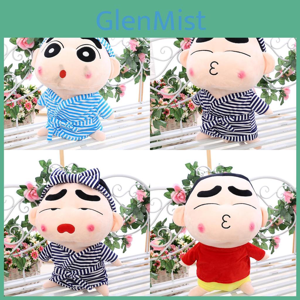 Adorable Plush Crayon Shinchan Doll In Colorful Bathrobe For Cozy Cuddling Gifts