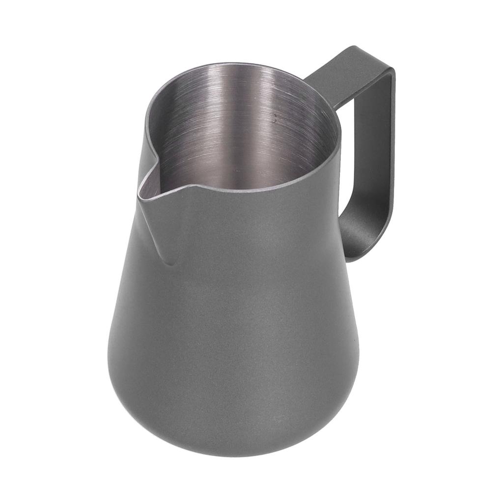 Stainless Steel Frothing Cup Coffee Frothing Pitcher Milk Frothing Jug with Long Diversion Mouth350ml