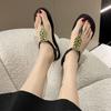 Fashion Ipomoea Women Sandals 2025 Summer Flat Shoes Female Bohemian Flip Flops Ladies Vacation Beach Sandales Girls Street Footwear